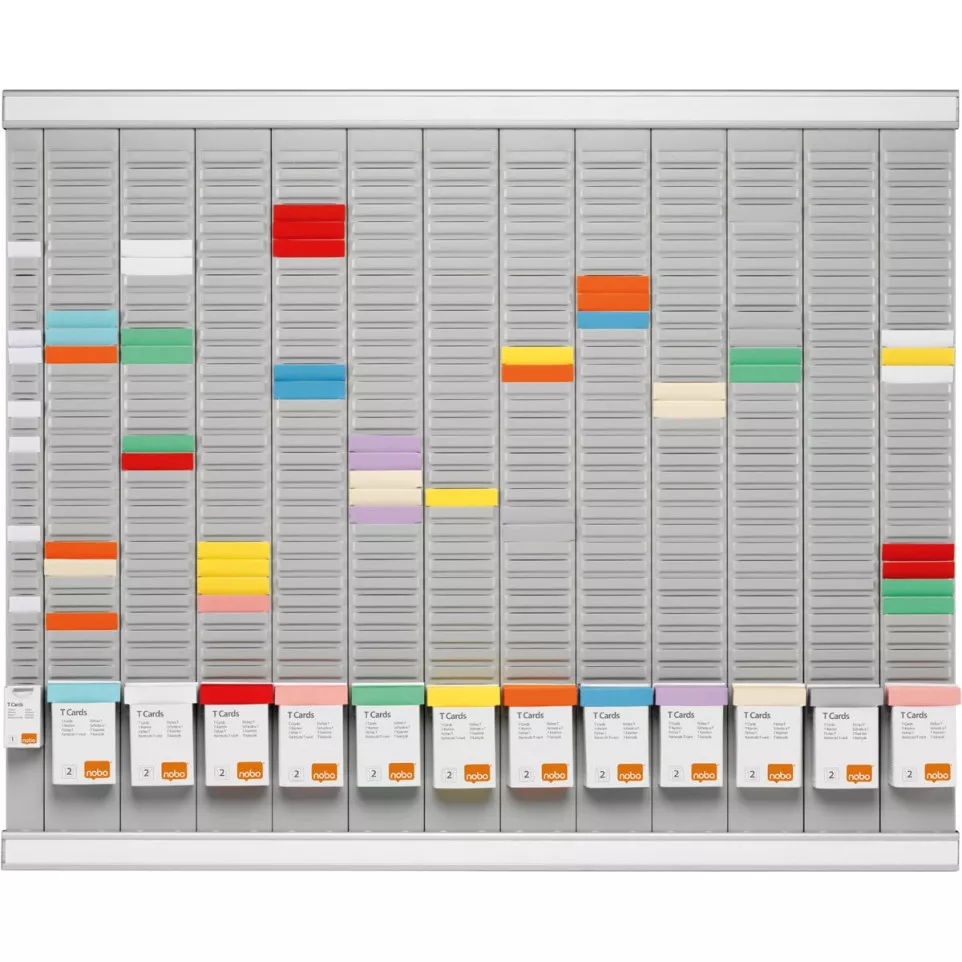 Nobo T-Card 12 Month Planning Kit