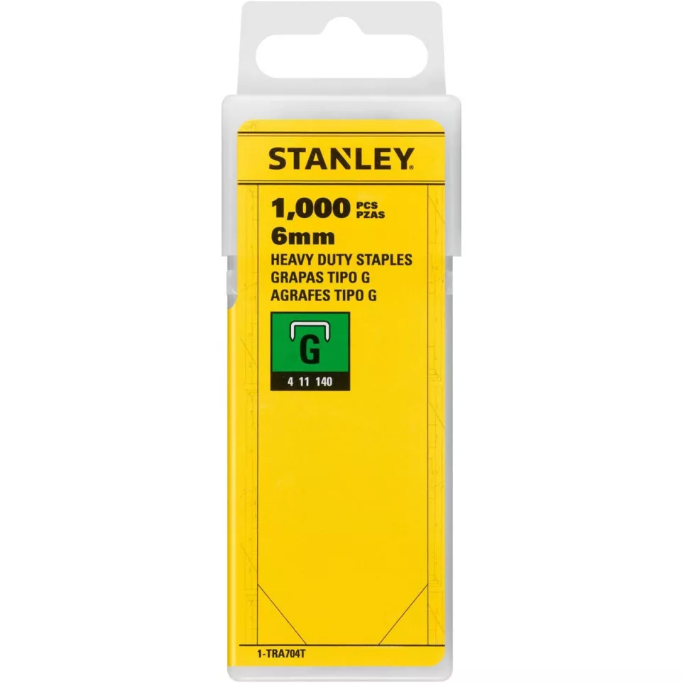Stanley agrafes type G, 6 mm, boîte...