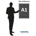Europel Economy Poster Frame 25 mm A1 Silver