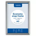 Europel cadre porte-affiche Economy, 25 mm, ft A0, argent