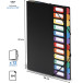 Viquel Rainbow Class 12-compartment A4 file sorter