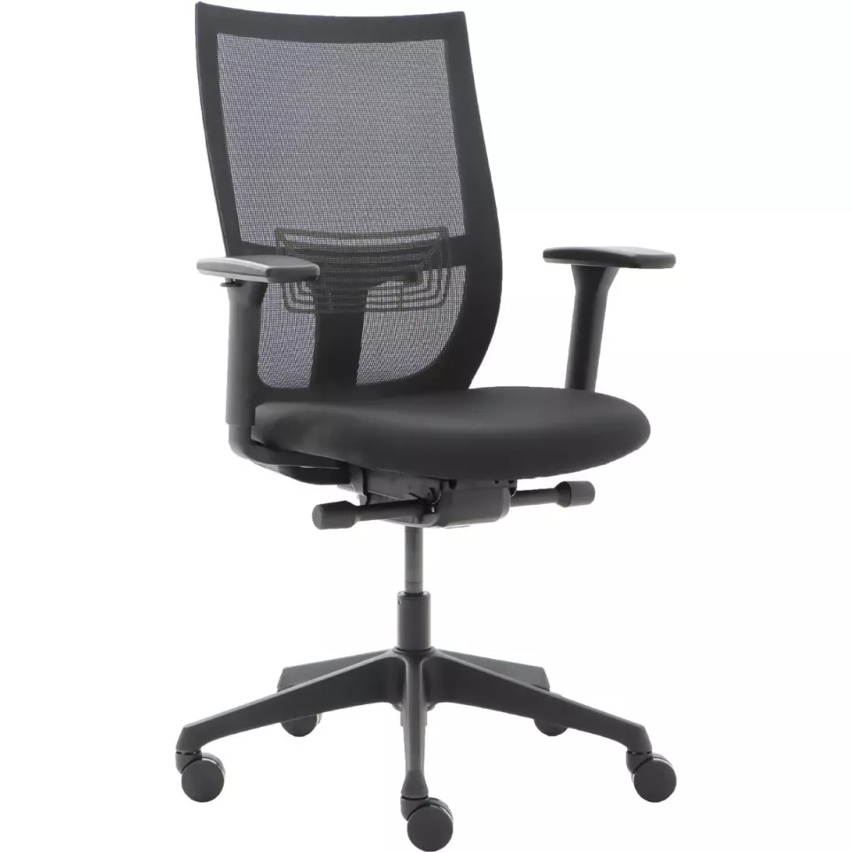 Euroseats Curve Desk Chair Black