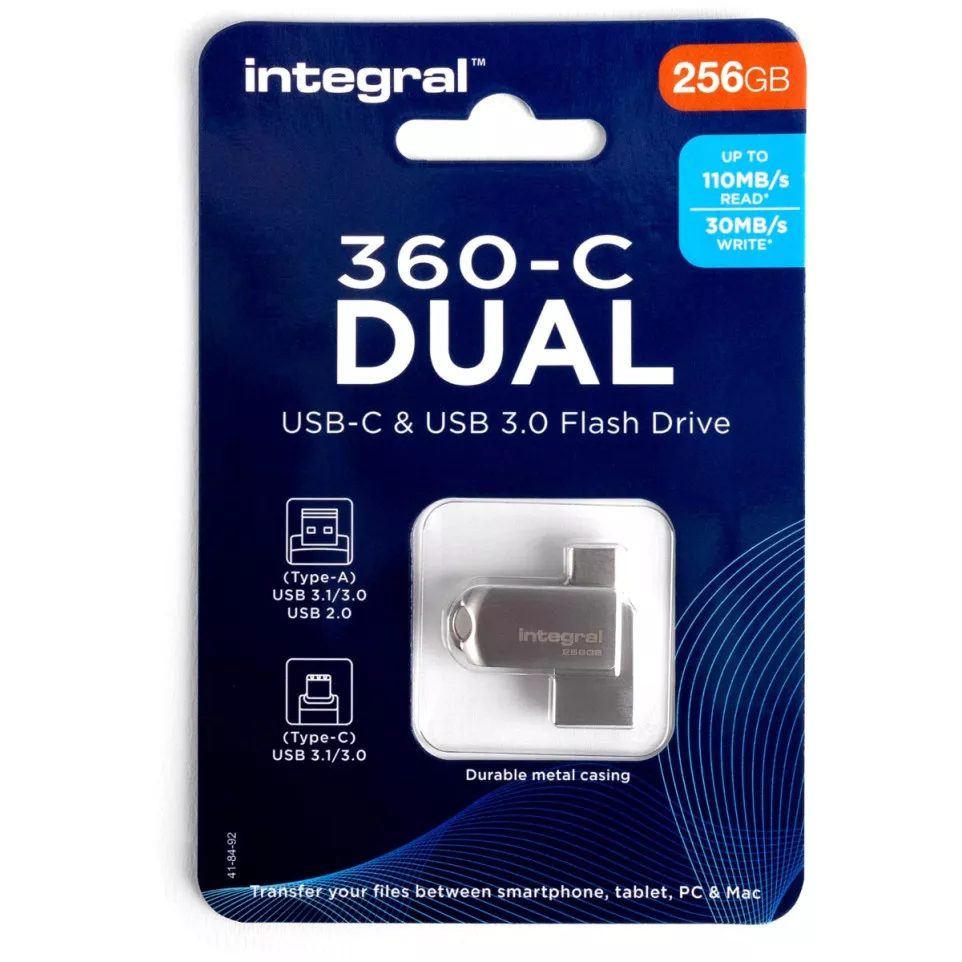 Integral 360-C Dual clé USB-C & USB...