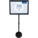 Europel Economy Standard Floor List File, 25mm A3, Black
