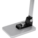 Hansa bureaulamp Breeze, LED, zilver