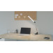 Hansa lampe de bureau Breeze, LED, argent