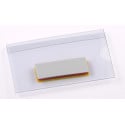 Europel badge, avec aimant, ft 75 x 40 mm