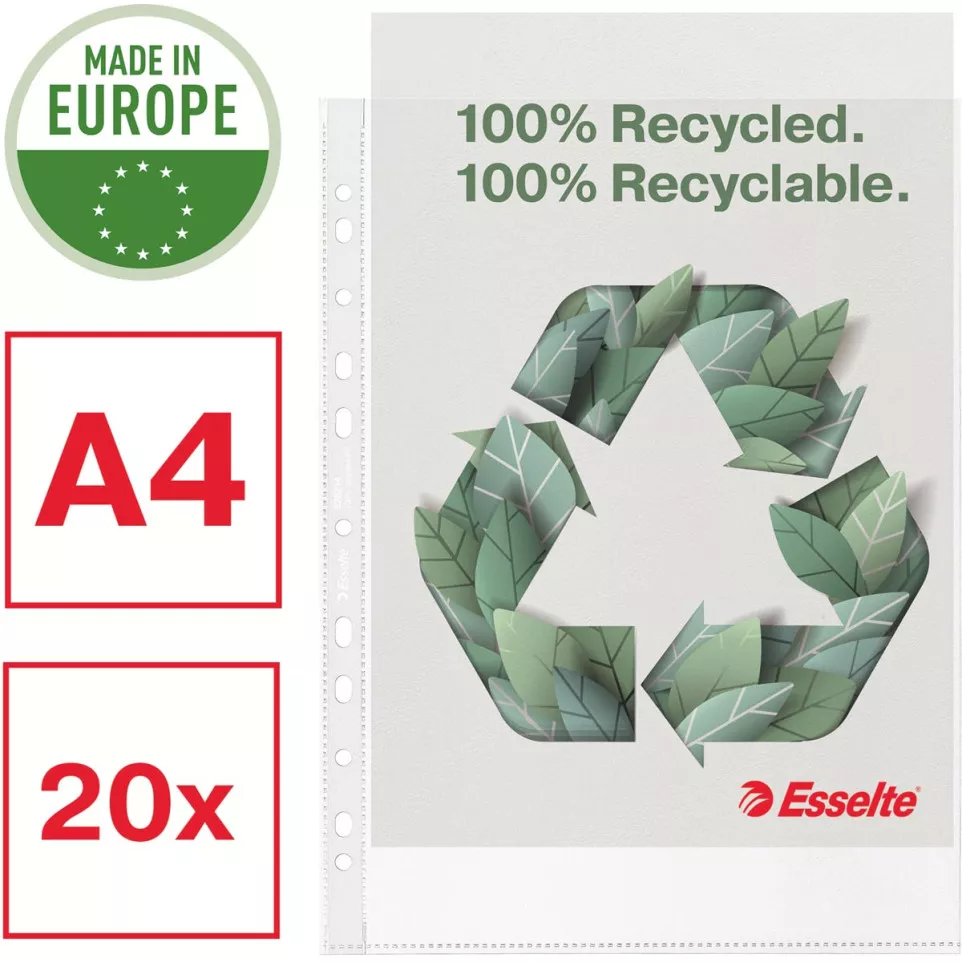 Esselte Recycled Plastic Punched...