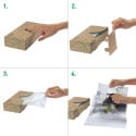 Leitz Recycle Pouch Dispenser for A4 Sheets 40 Pieces