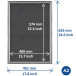 Europel clicklijst Premium, 25 mm, ft A2, zilver