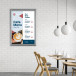 Europel cadre porte-affiche Premium, 25 mm, ft A2, argent