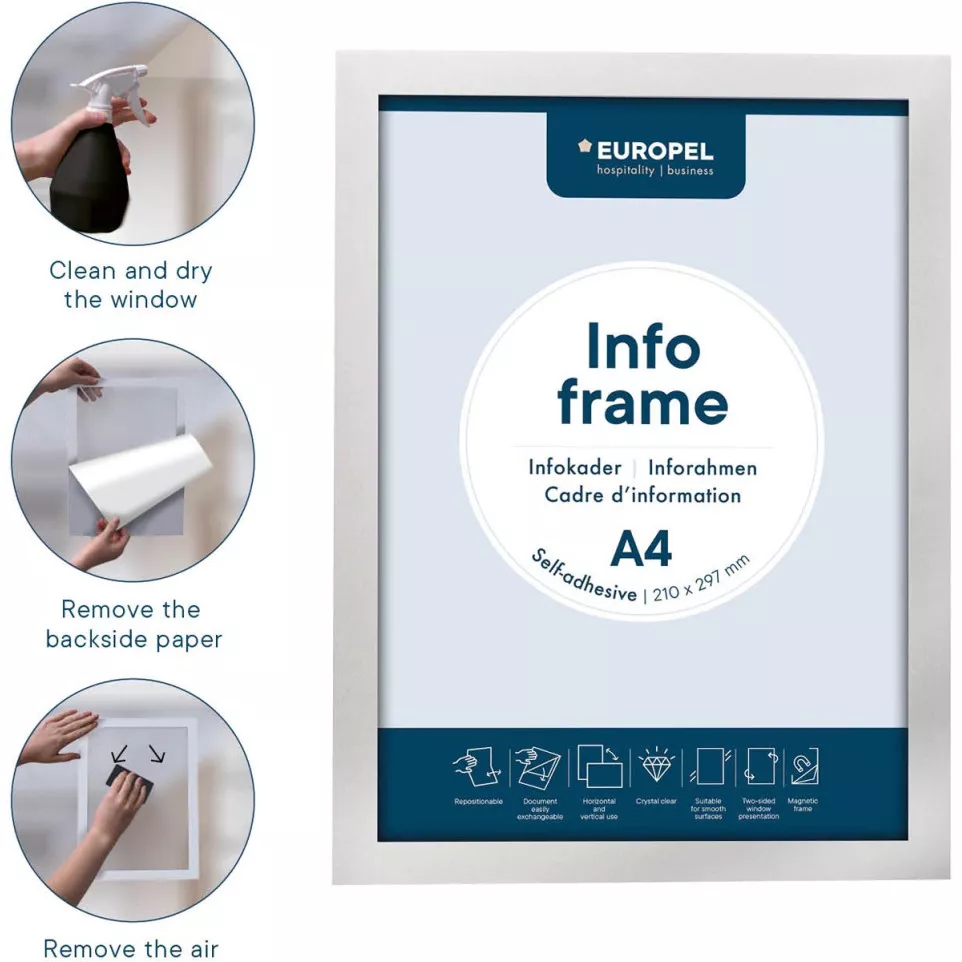 Europel Self-Adhesive Info Frame A4...