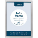 Europel cadre auto-collant ft A3, argent, paquet de 2 pièces