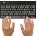 R-Go Compact Break ergonomisch Bluetooth toetsenbord, azerty, zwart
