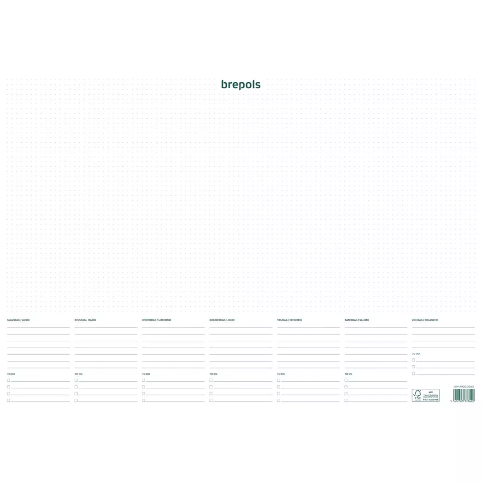 Brepols sous-main avec calendrier...