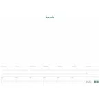 Brepols Desk Pad with Undated Weekly Calendar