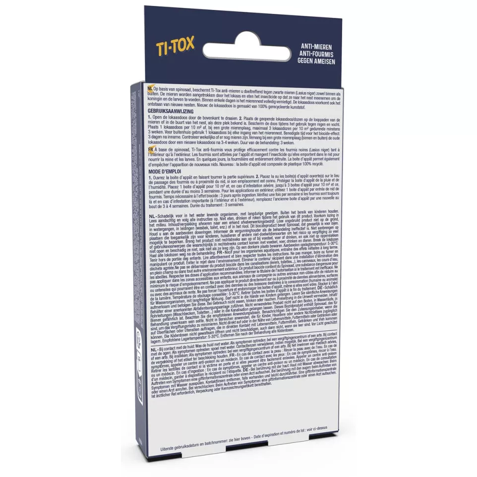 Riem Ti-Tox boîte anti-fourmis, 2 pièces