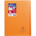 Clairefontaine cahier Koverbook pour ft A4, 96 pages, couverture en PP, séyès, couleurs assorties