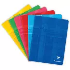 Clairefontaine cahier Metric, ft 17 x 22 cm, 96 pages, séyès, couleurs assorties