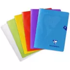 Clairefontaine Mimesys Notebook 17 x 22 cm 48 Pages Polypropylene Cover Seyès Ruling Assorted Colours