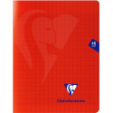 Clairefontaine cahier Mimesys, ft 17 x 22 cm, 48 pages, couverture en PP, séyès, couleurs assorties