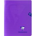 Clairefontaine schrift Mimesys, ft 17 x 22 cm, 48 bladzijden, kaft in PP, seyès, geassorteerde kleuren