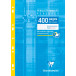 Clairefontaine Metric A4 Filing Paper Pack 9 Holes Movable 400 Pages Seyes Ruled
