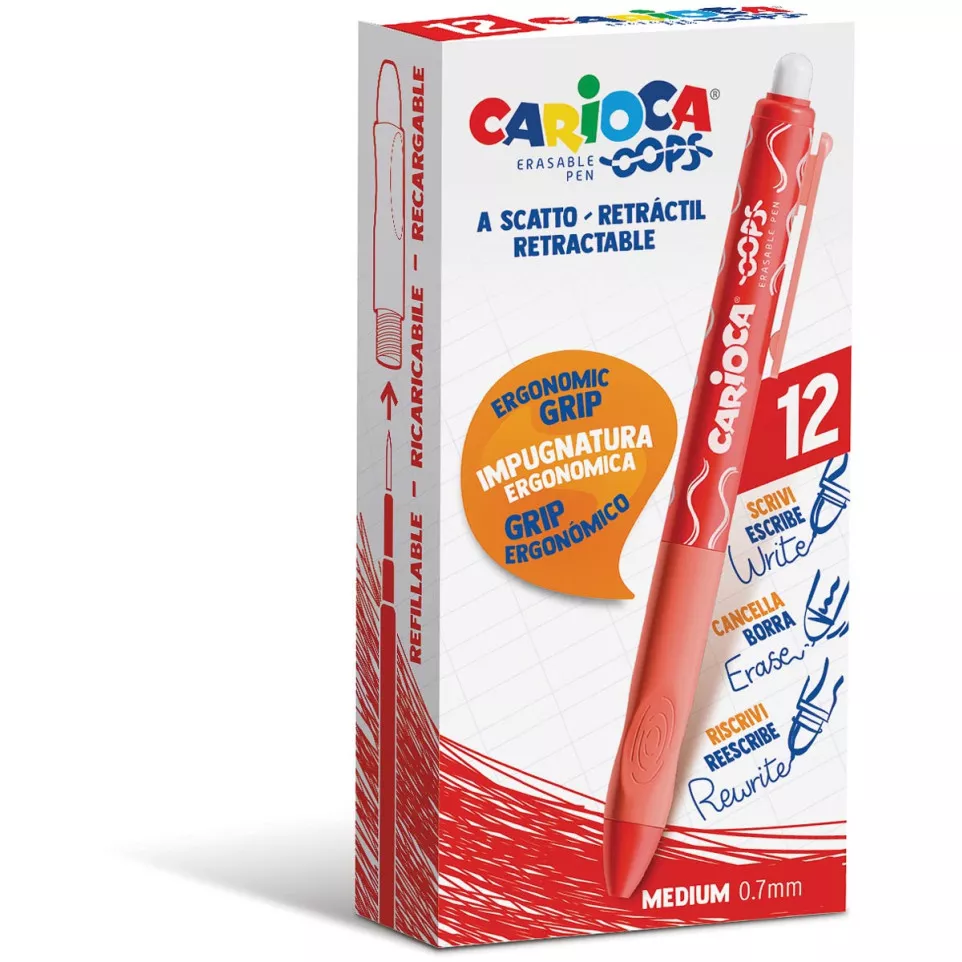 ROLLER OOPS B12 RED Gel Ink...