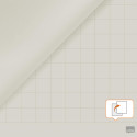 Nobo flipchartpapier standaard, ft 65 x 95 cm, blanco/geruit, rol van 50 vel