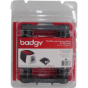 Badgy lint Blackflex, monochroom, zwartn voor kaarten uit papier