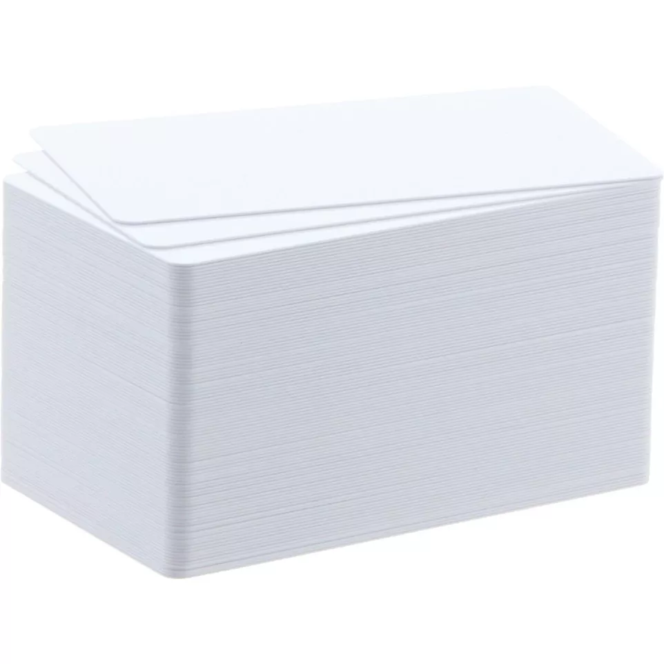 Badgy 100 cartes blanches en papier,...