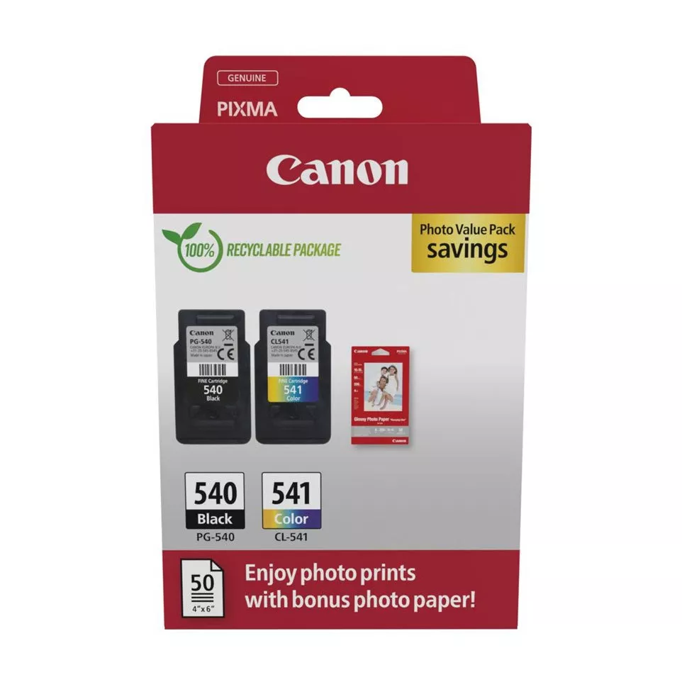 Canon PG-540 and CL-541 Original Ink...