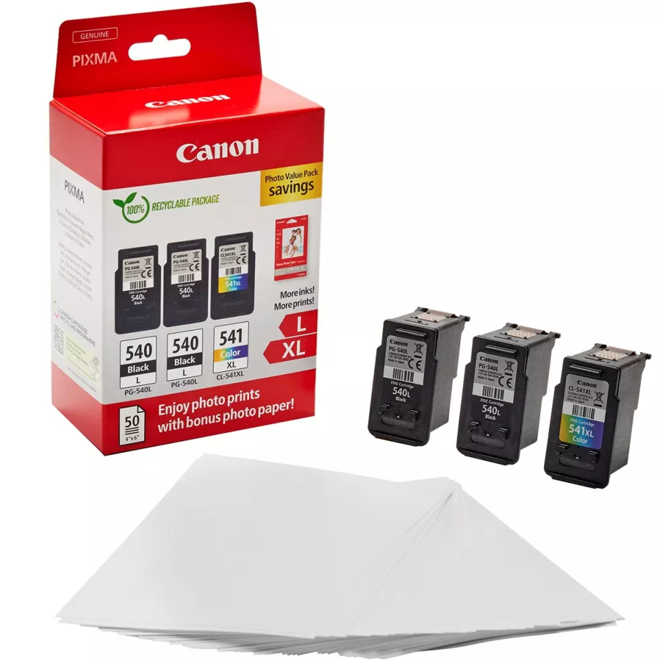 Canon Photo Value Pack PG-540L Black...