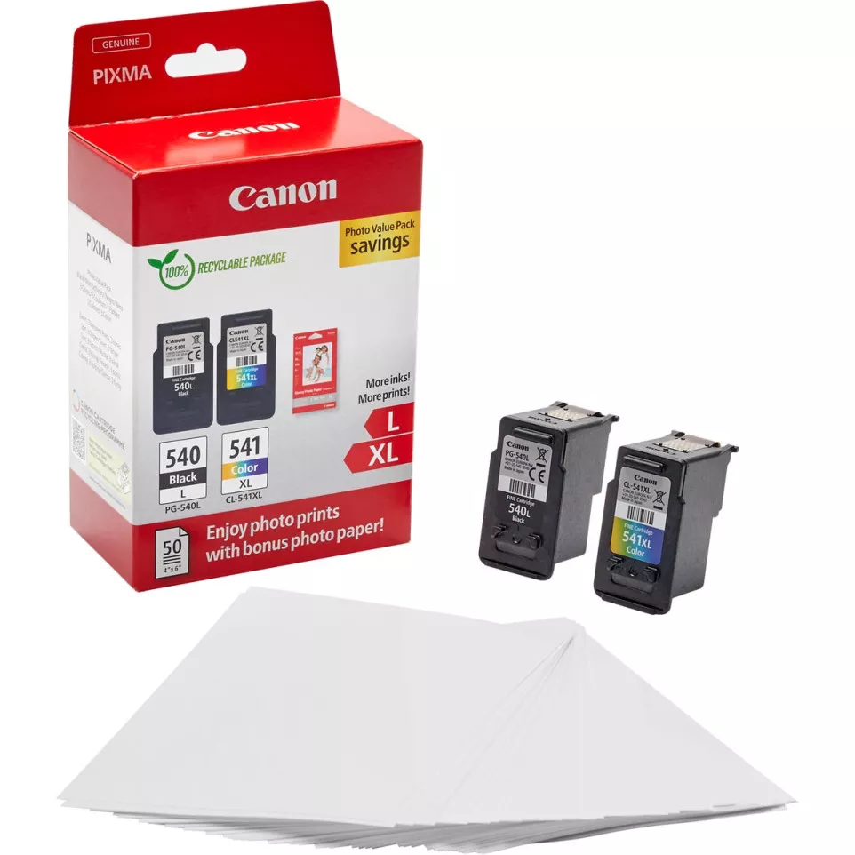 Canon photo value pack 1 x PG-540L +...