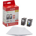 Canon PG-560XL Black and CL-561XL Colour Ink Cartridges with Photo Paper Value Pack 3712C008