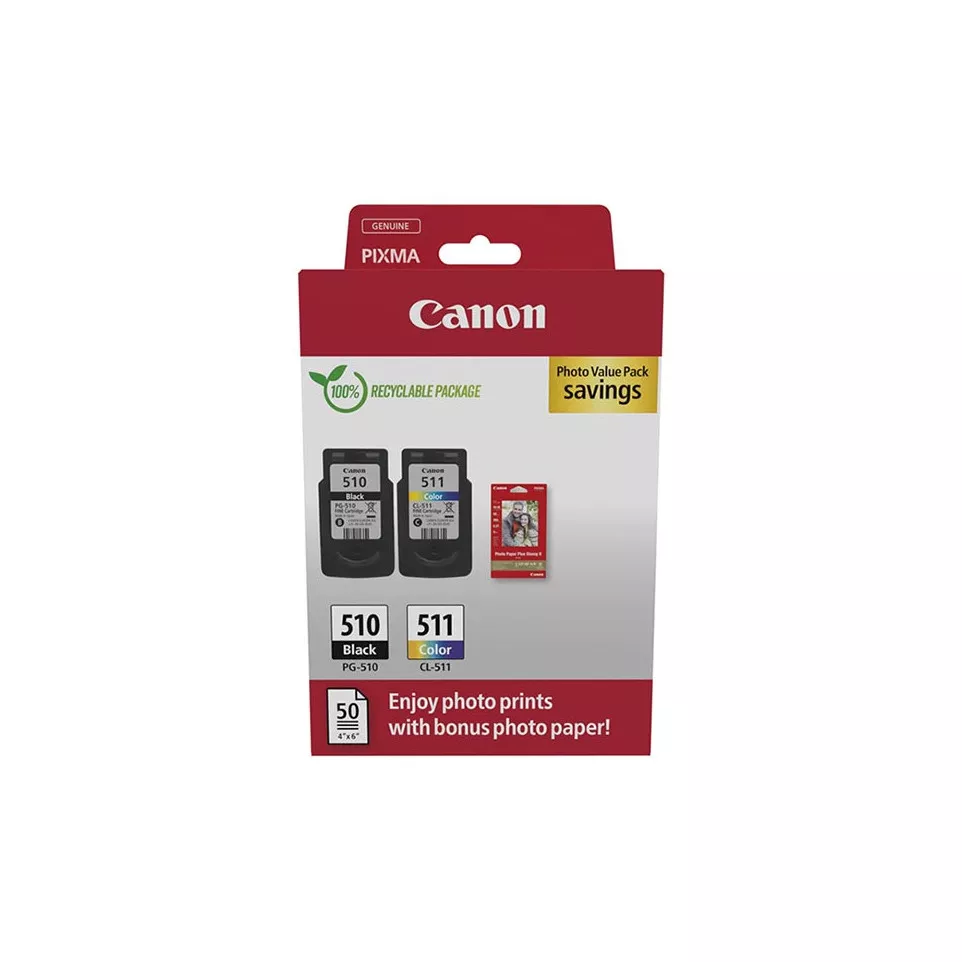 Canon inktcartridge PG-510 en CL-511,...