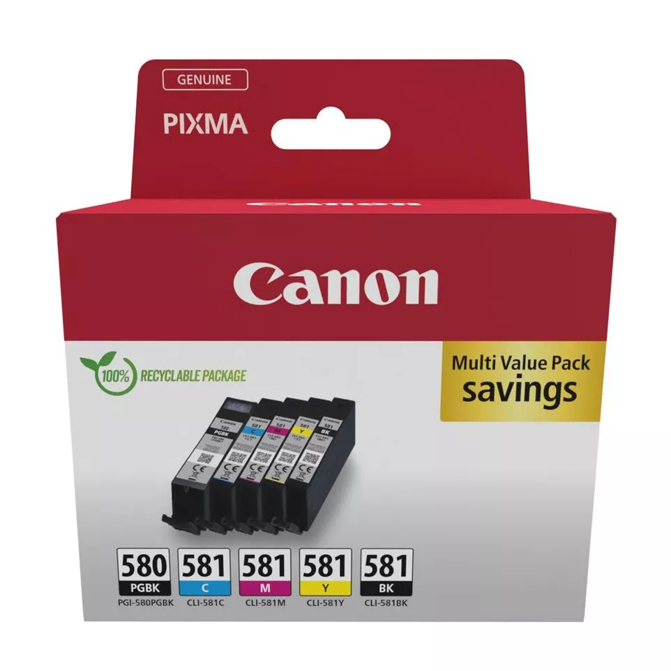 Canon inktcartridge 1 x PGI-580PGBK...