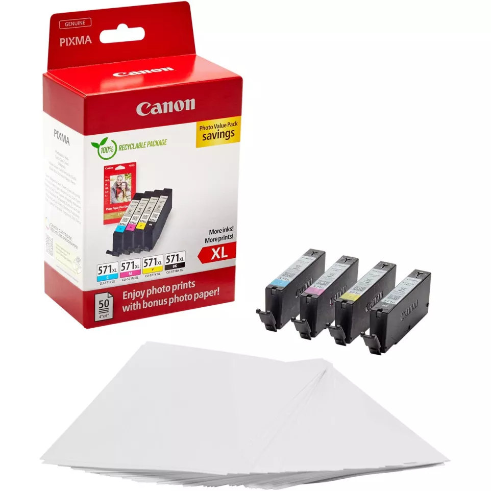 Canon Photo Value Pack CLI-571XL 4...
