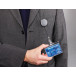 Durable afrolmechanisme voor badgehouder met drukknop, chroom