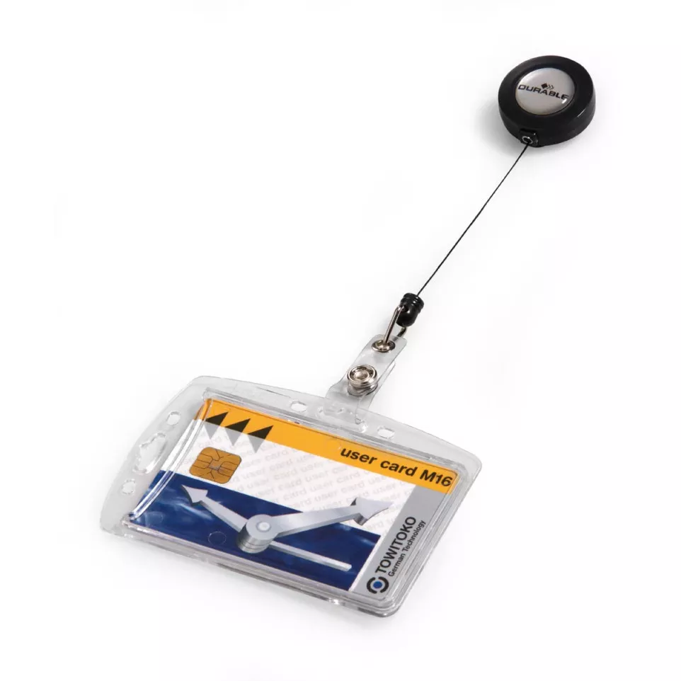 PQ10 Plastic Name Badge Holder Length...