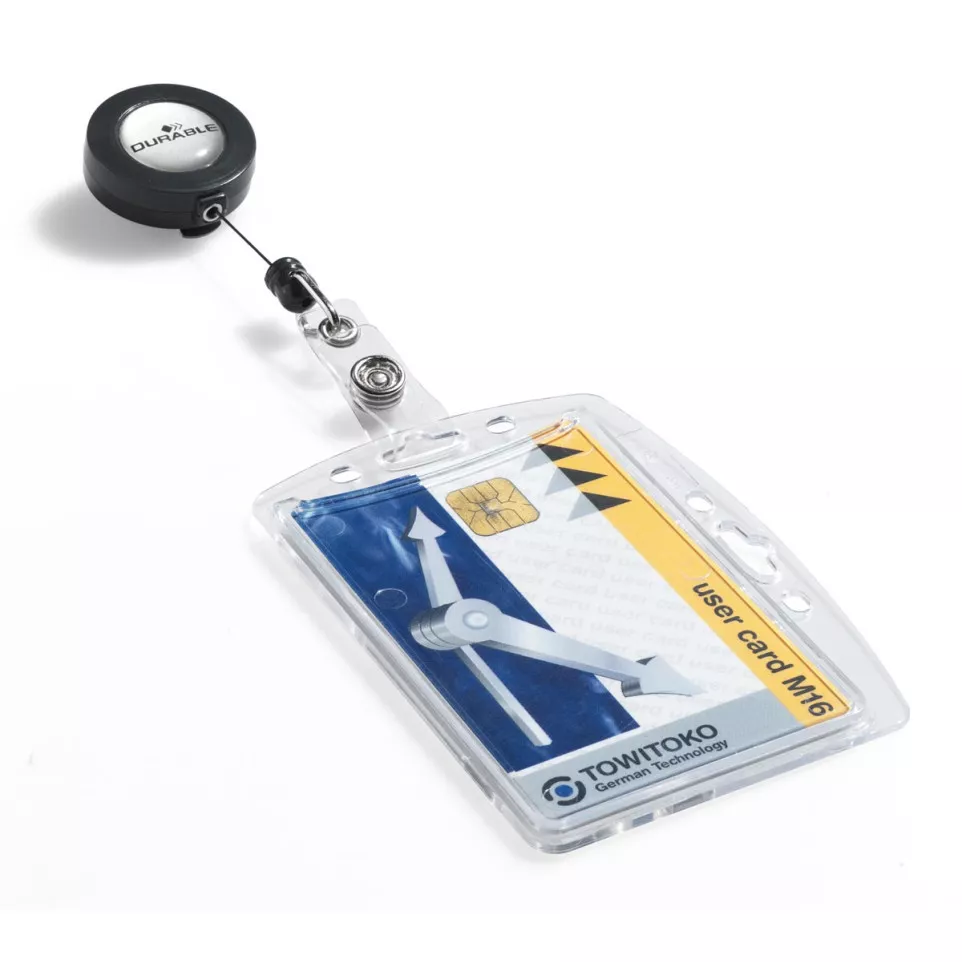 PQ10 Plastic Name Badge Holder Length...