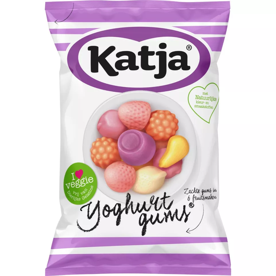 Katja Yoghurtgums soft fruit gummies,...