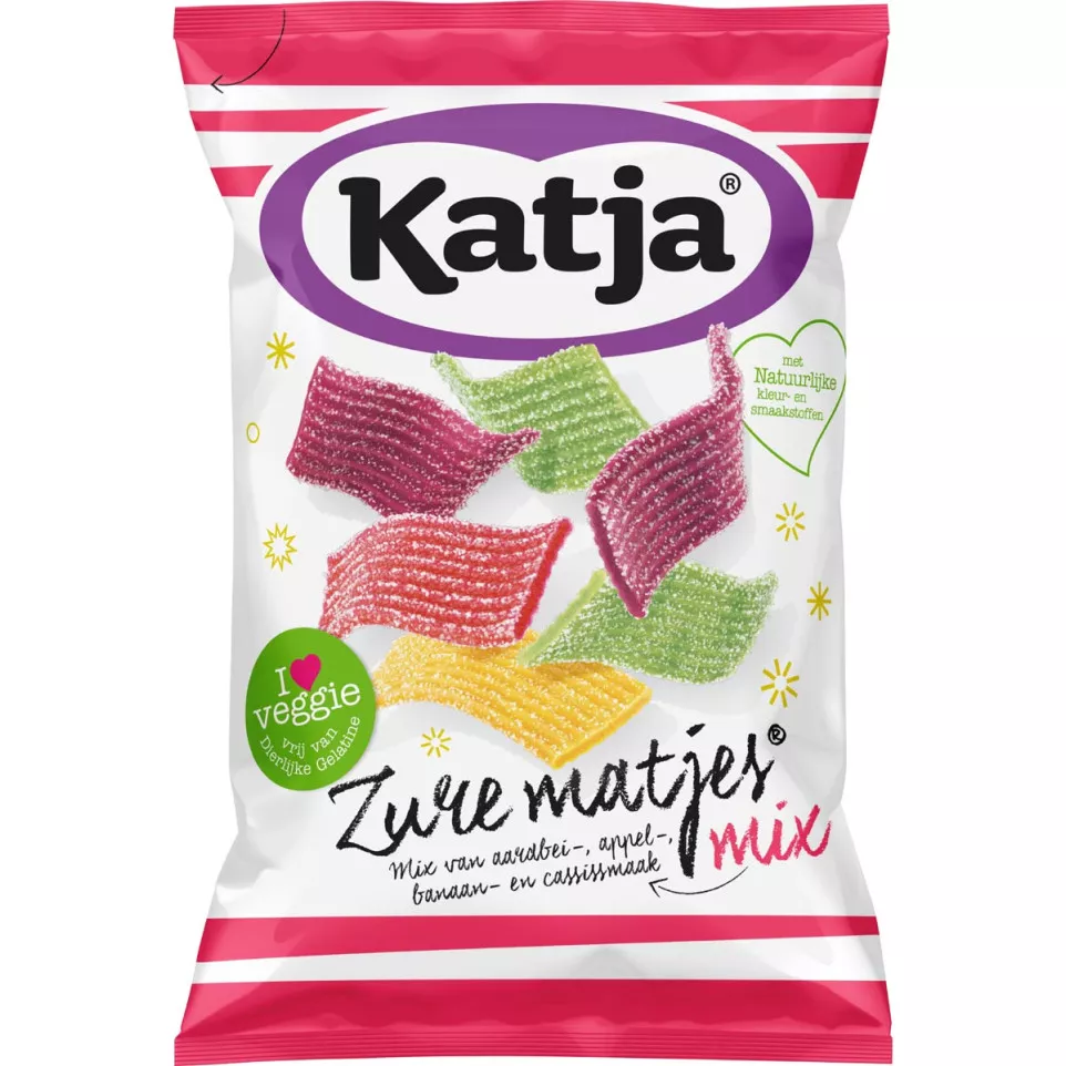 Katja Zure Matjes Sour Fruit Candy...