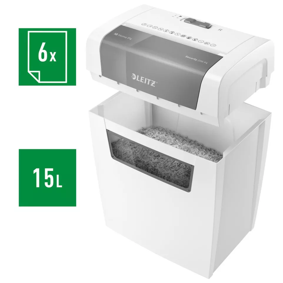Leitz IQ Home Office Cross Cut Paper...
