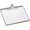 MAUL klemplaat Classic, hardboard karton, A4 liggend, bruin