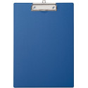 MAUL klemplaat Poly, PP folie, A4 staand, blauw