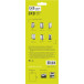 Eko vuilniszakken met trekbandsluiting, 18-28 liter, wit,  1 rol, 20 zakken