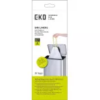 Eko sac à ordures avec cordon, 3-6 litres, blanc, 1 rouleau, 30 sacs