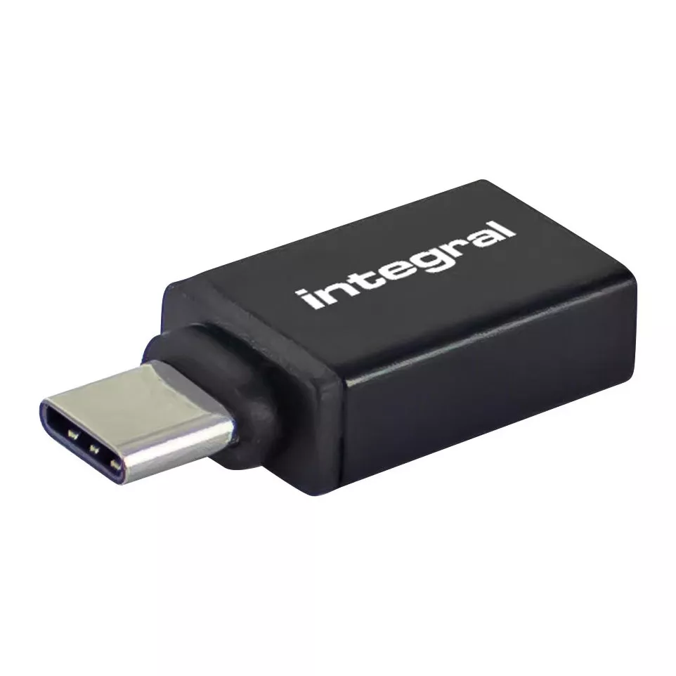 Integral adapter USB-A naar USB-C,...