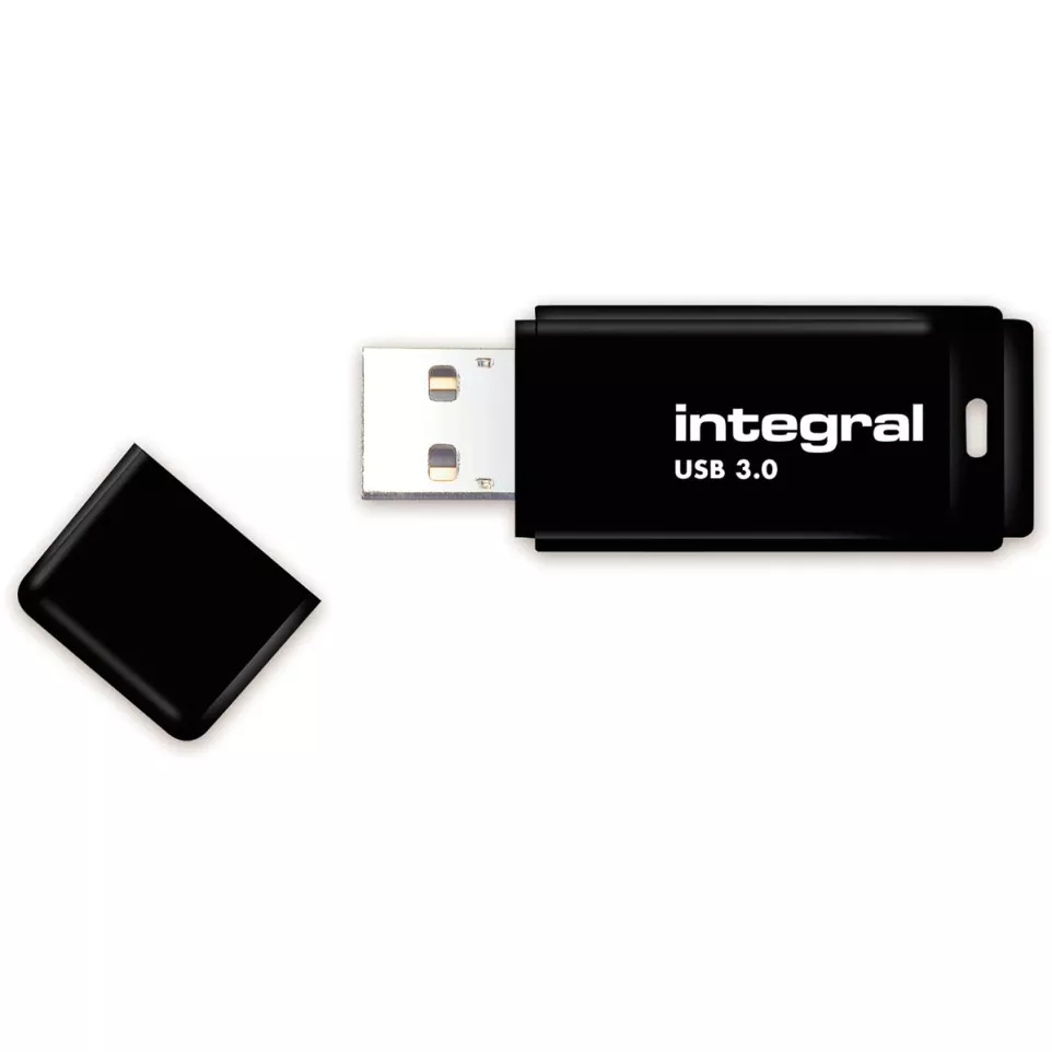 Integral clé USB 3.0 Black, 256 Go, noir
